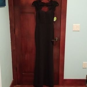 NWT black evening gown